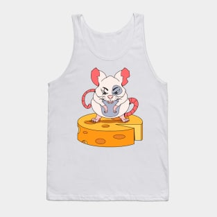 Rat Cheese Funny Tank Top